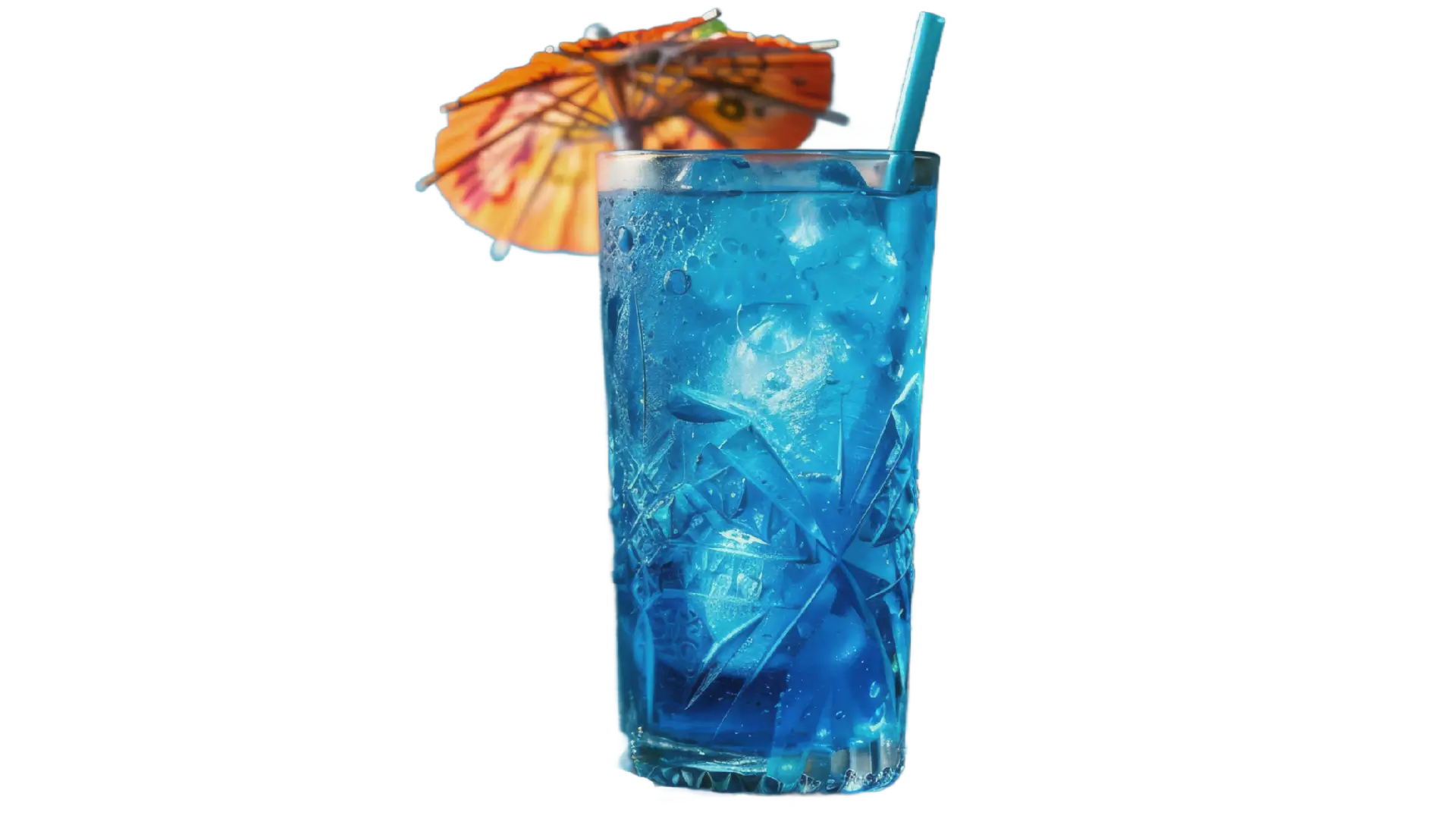Blue Lagoon cocktail at Nikita's