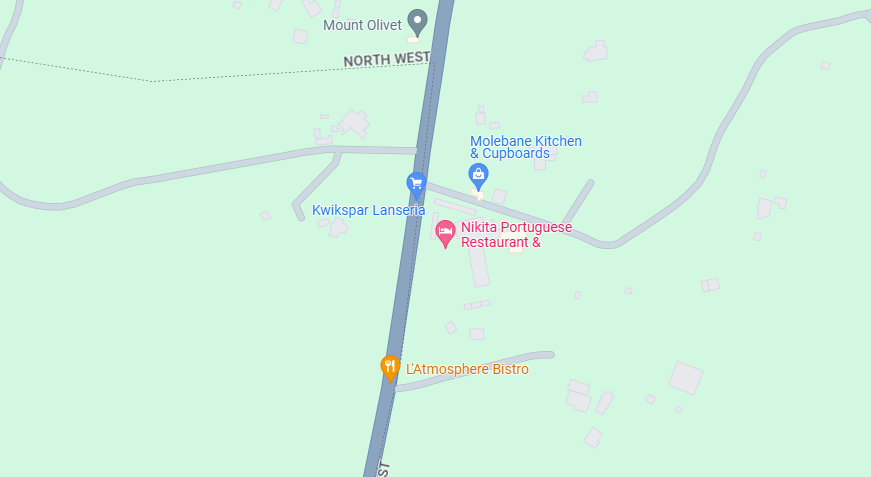 Map to Nikita's Restaurant & Motel