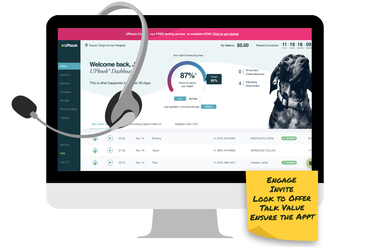 UPbook Rewards Dashboard