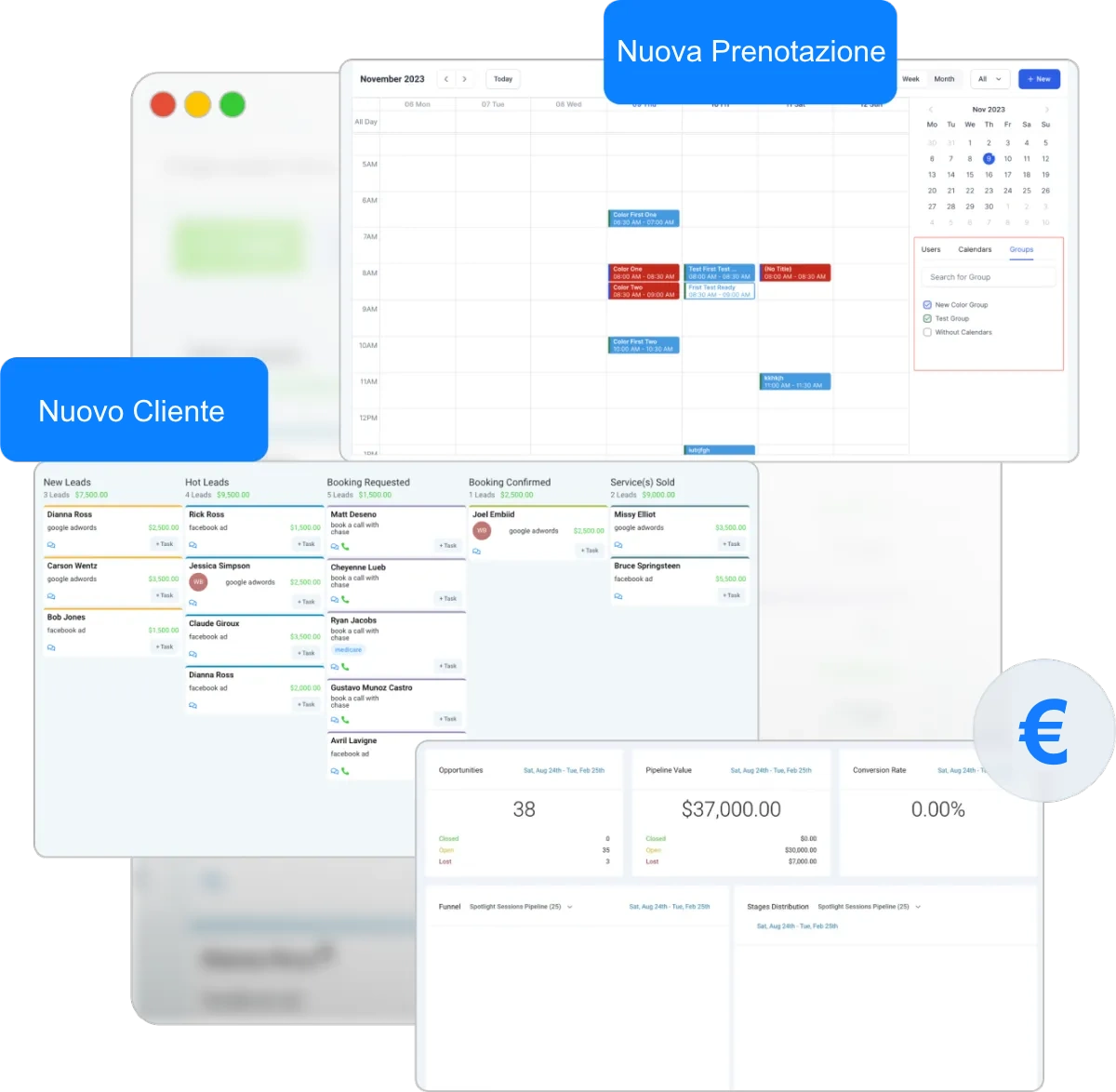 Pipeline e report in Scalabile CRM