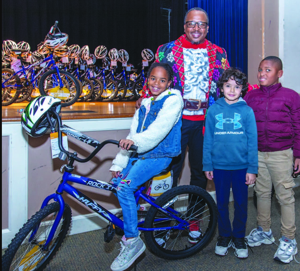 Guilford County Students get the surprise of their lives at the Bikes for Kids celebration Guilford County Students get the surprise of their lives at the Bikes for Kids celebration