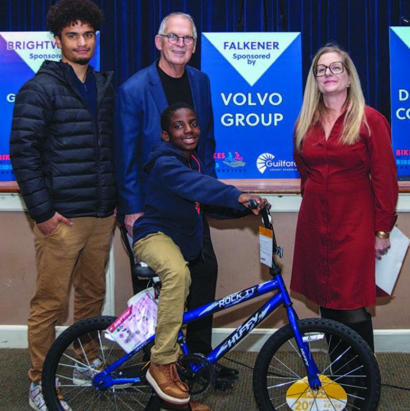 Guilford County Students get the surprise of their lives at the Bikes for Kids celebration Guilford County Students get the surprise of their lives at the Bikes for Kids celebration