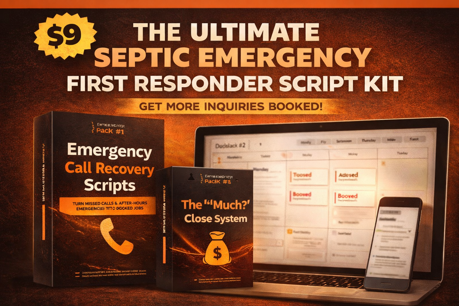 Septic Script Kit - 3 PDF Guides