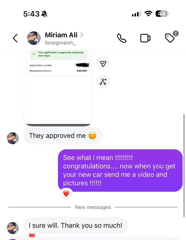 Client result shared with Mr Never Stop