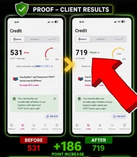 Client result shared with Mr Never Stop