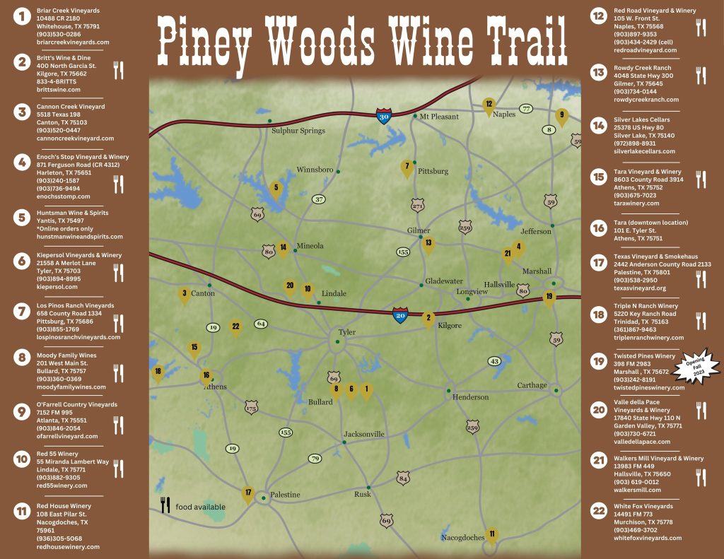 Twisted Pines Winery Joins the Pineywoods Wine Trail: A New Twist on Texas Wine