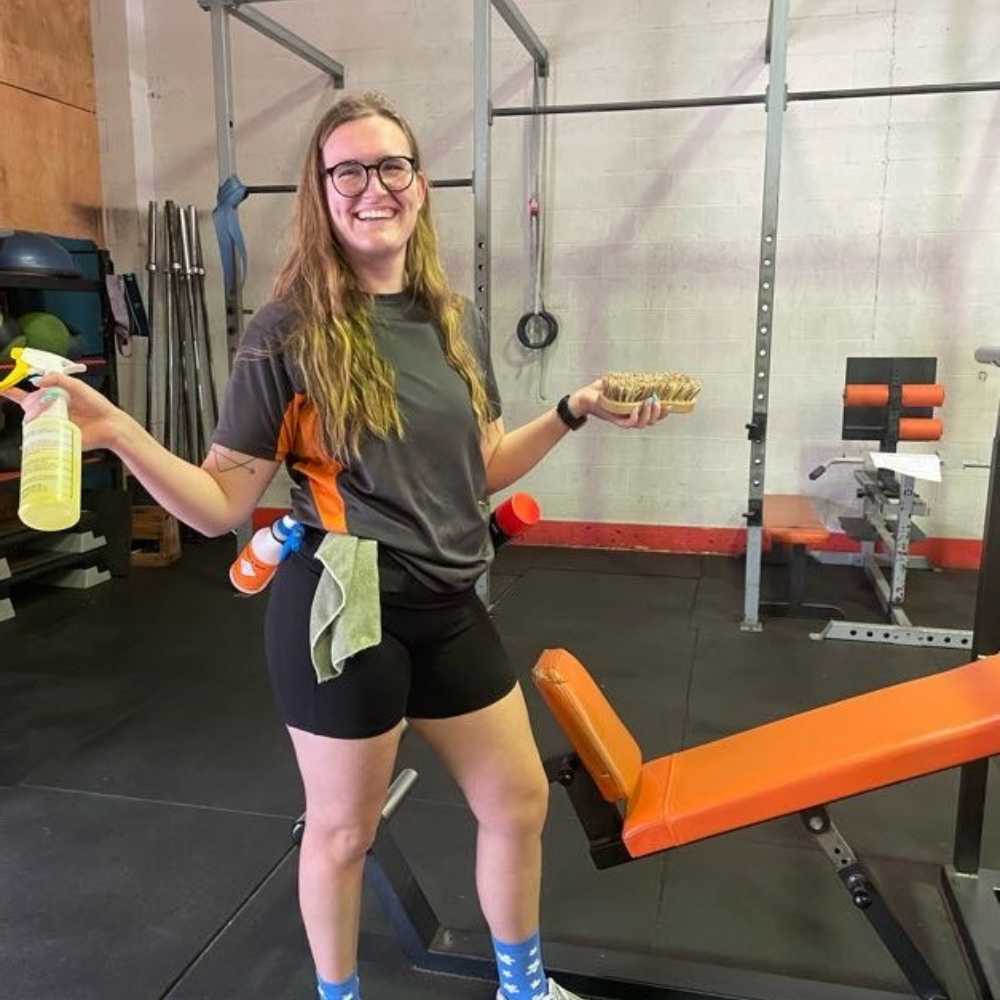 Strength training equipment and gym layout