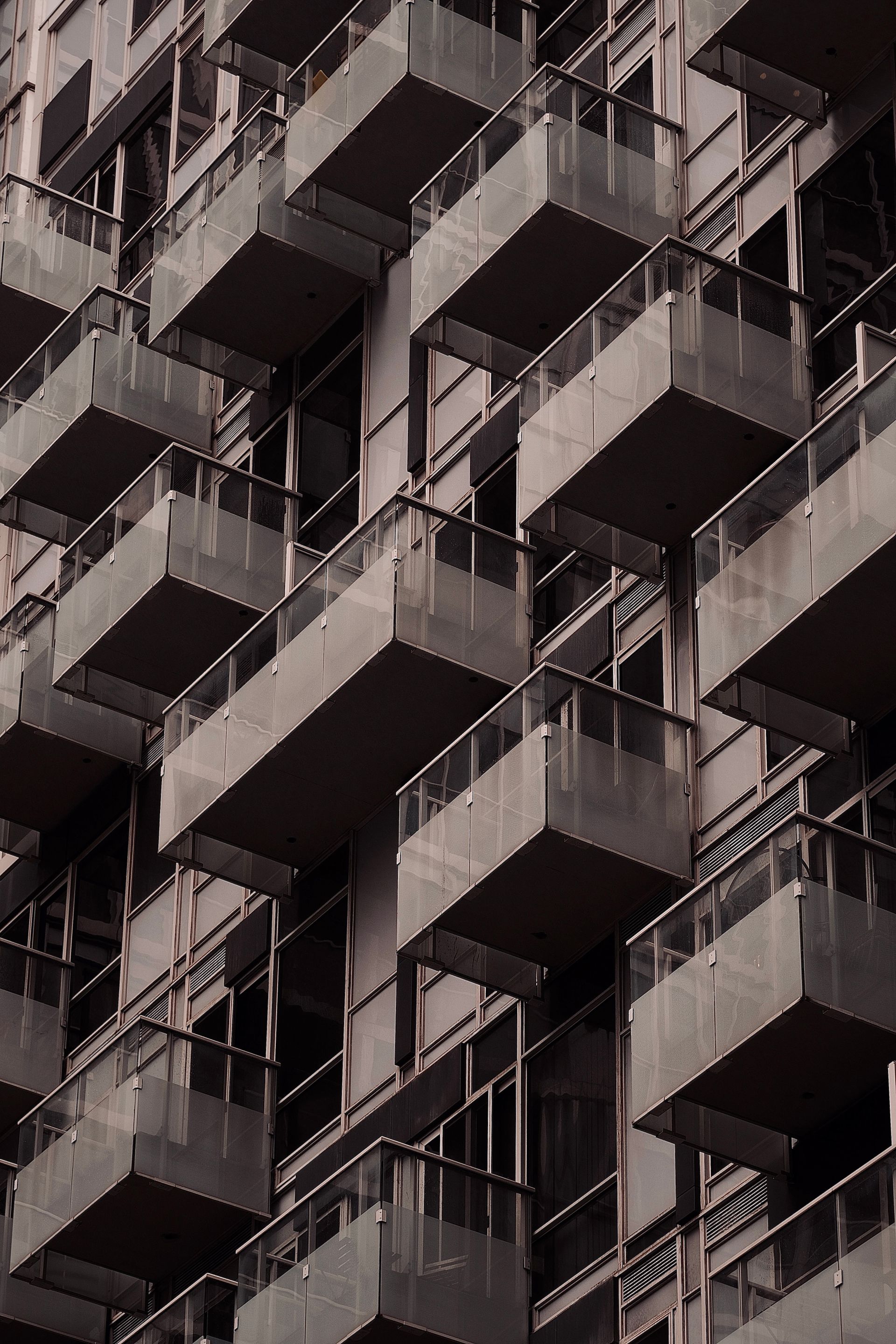 Modern Toronto rental apartment balconies Modern Toronto rental apartment balconies