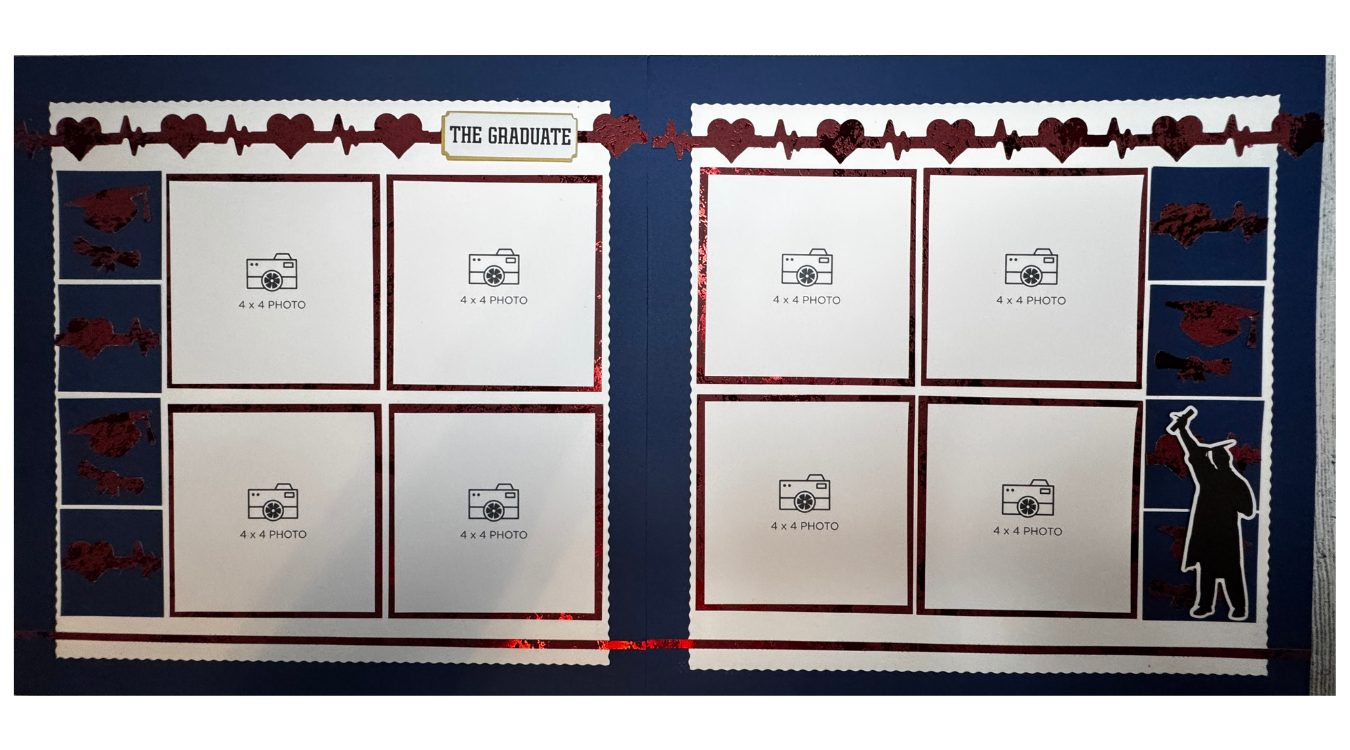 Graduation Layout for Paramedic School, Nursing School or Med School
