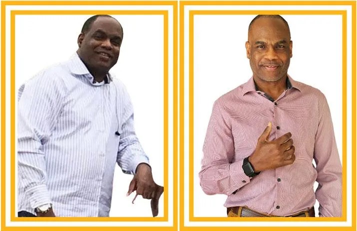 Before and after photos of Dwayne Golden