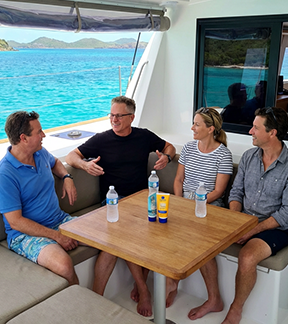 Bill sailing in the Caribbean photo 2