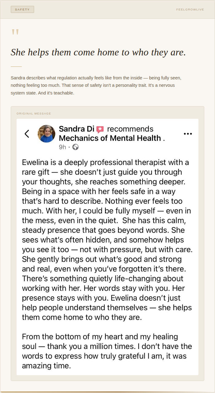 Sandra Di testimonial