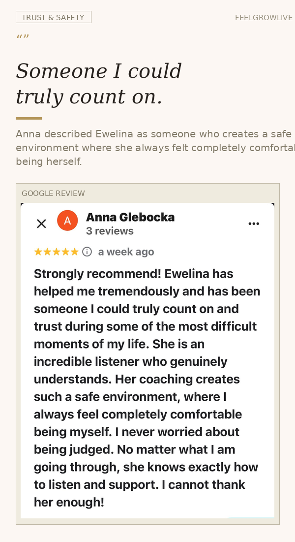 Anna testimonial