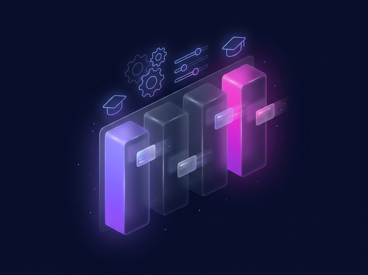 Illustrazione: pipeline a colonne con configurazione e formazione del team
