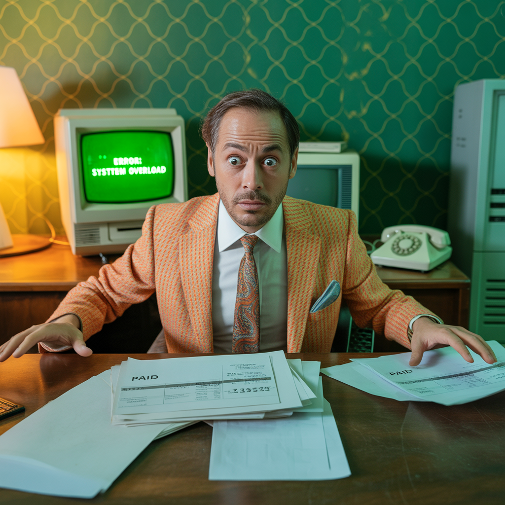 Retro legal illustration