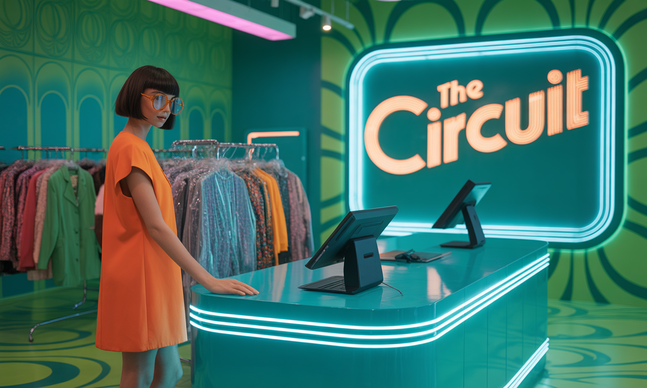 Retro retail illustration
