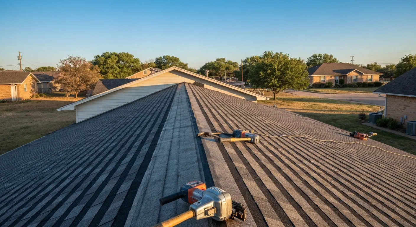 Residential roof replacement in Nicoma Park