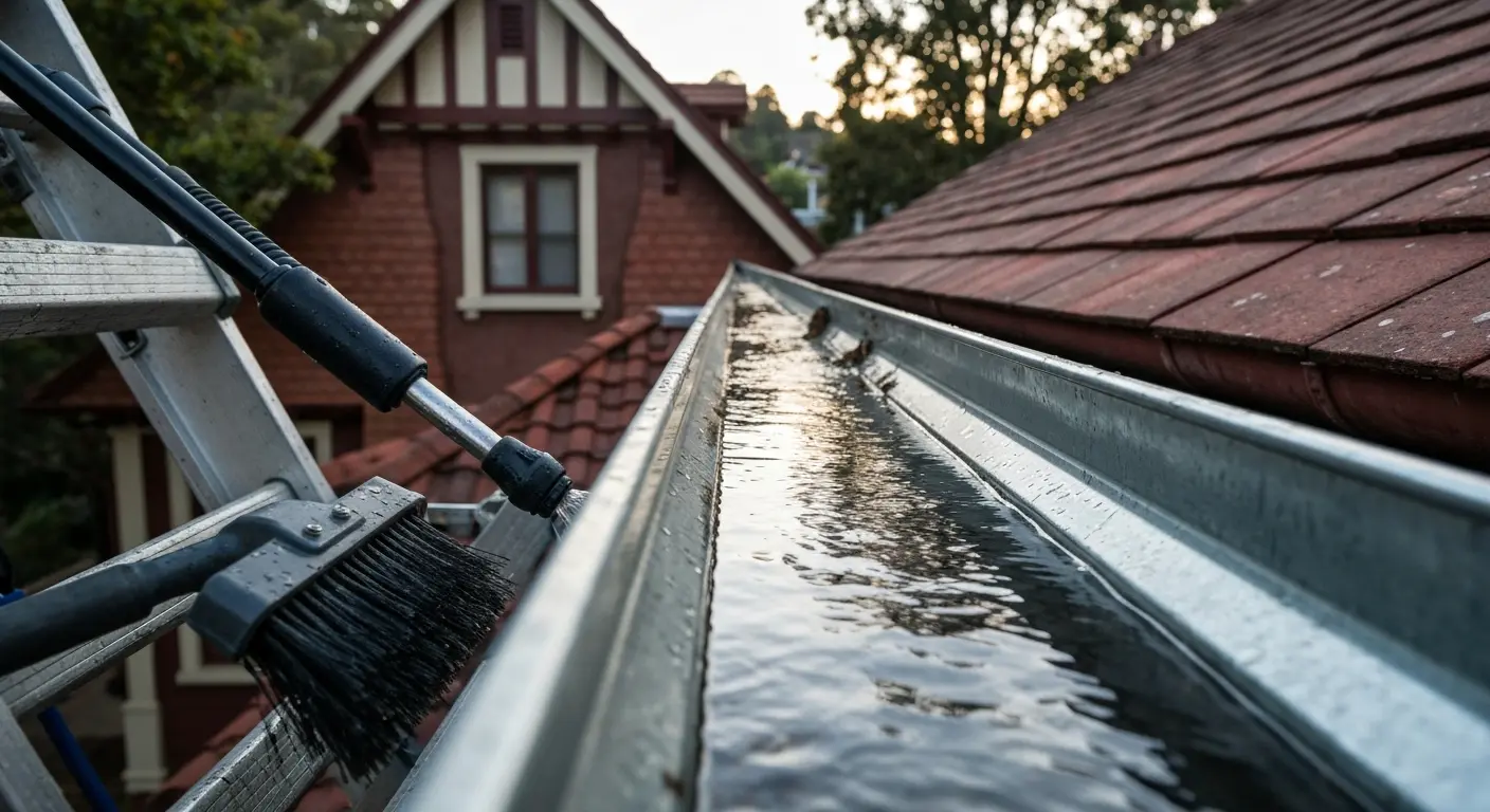 Professional gutter cleaning