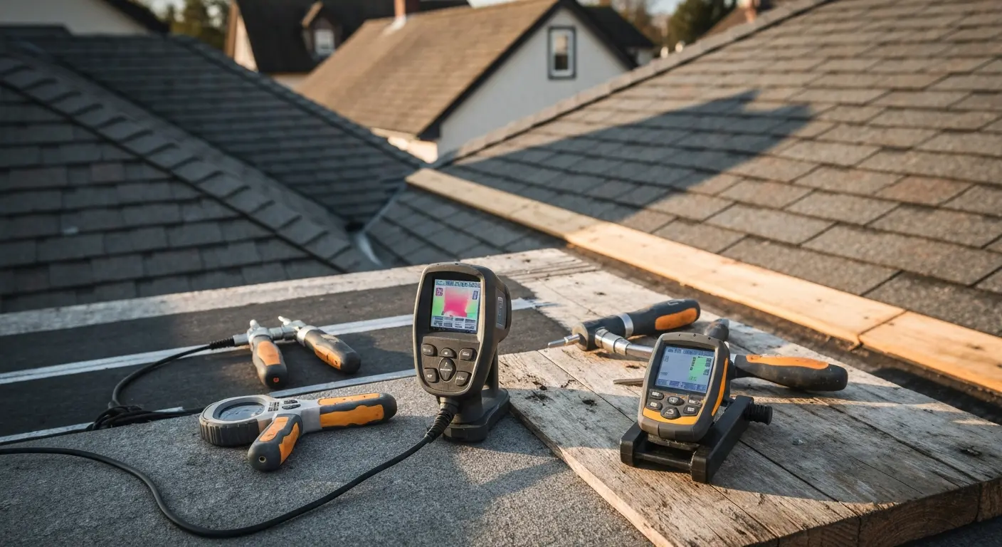 Roof leak detection and repair