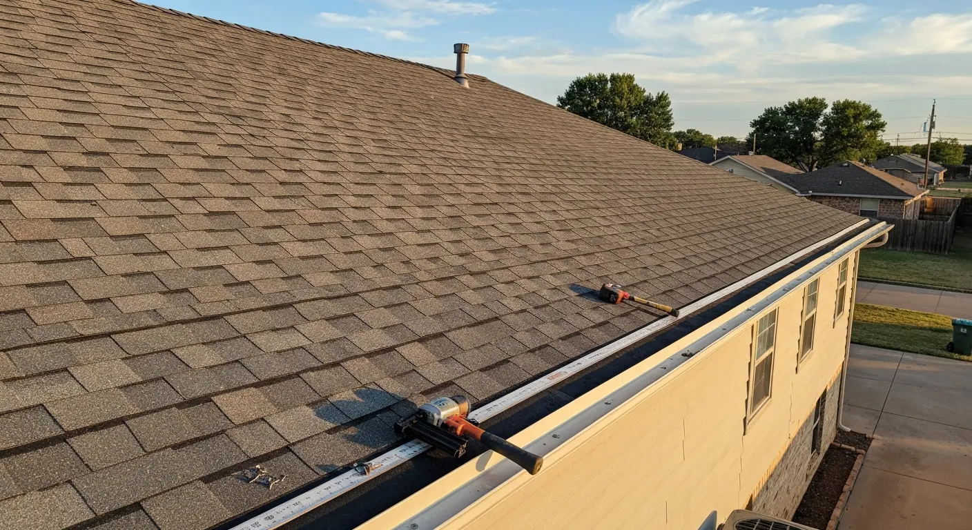 Residential roof replacement in Jones, OK