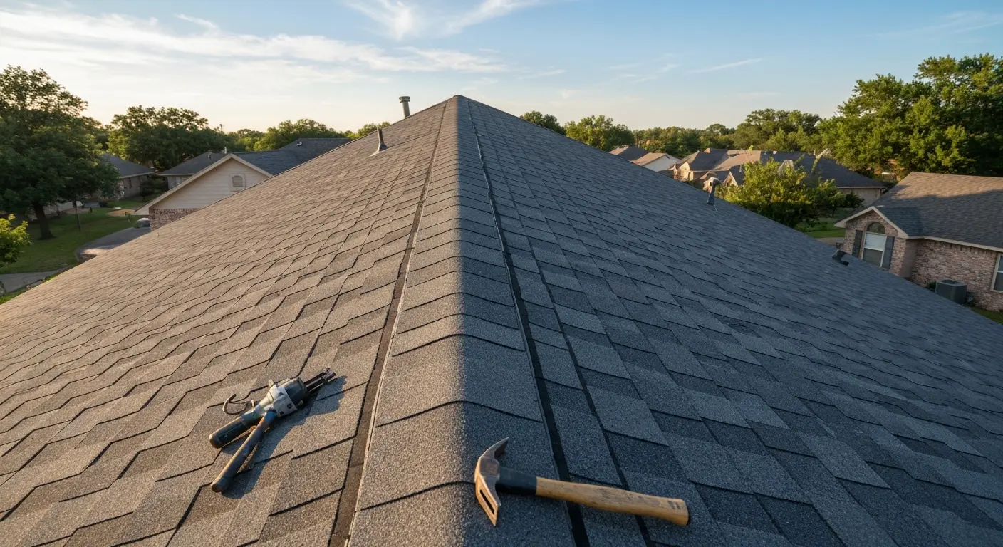 Residential roof replacement project