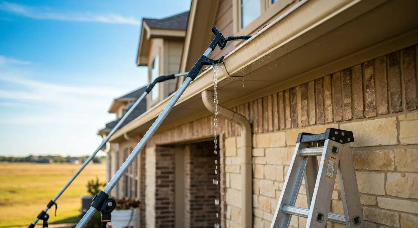 Gutter cleaning service