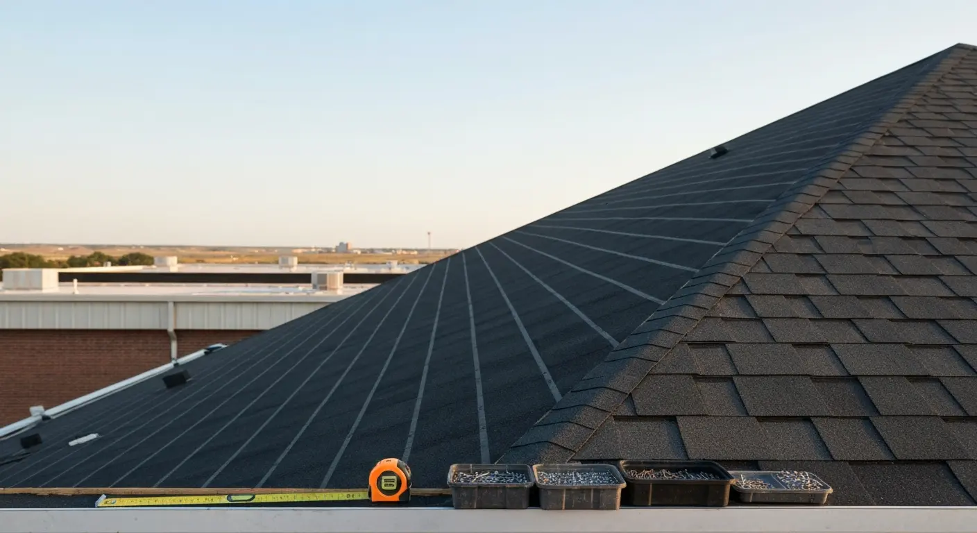 Commercial roofing project Chickasha