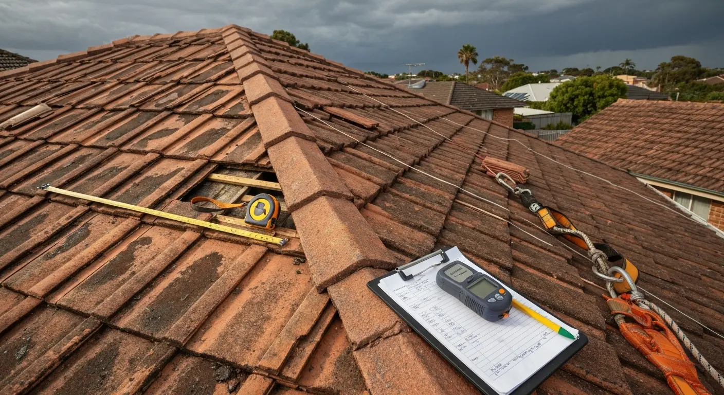 Storm damage roof repair