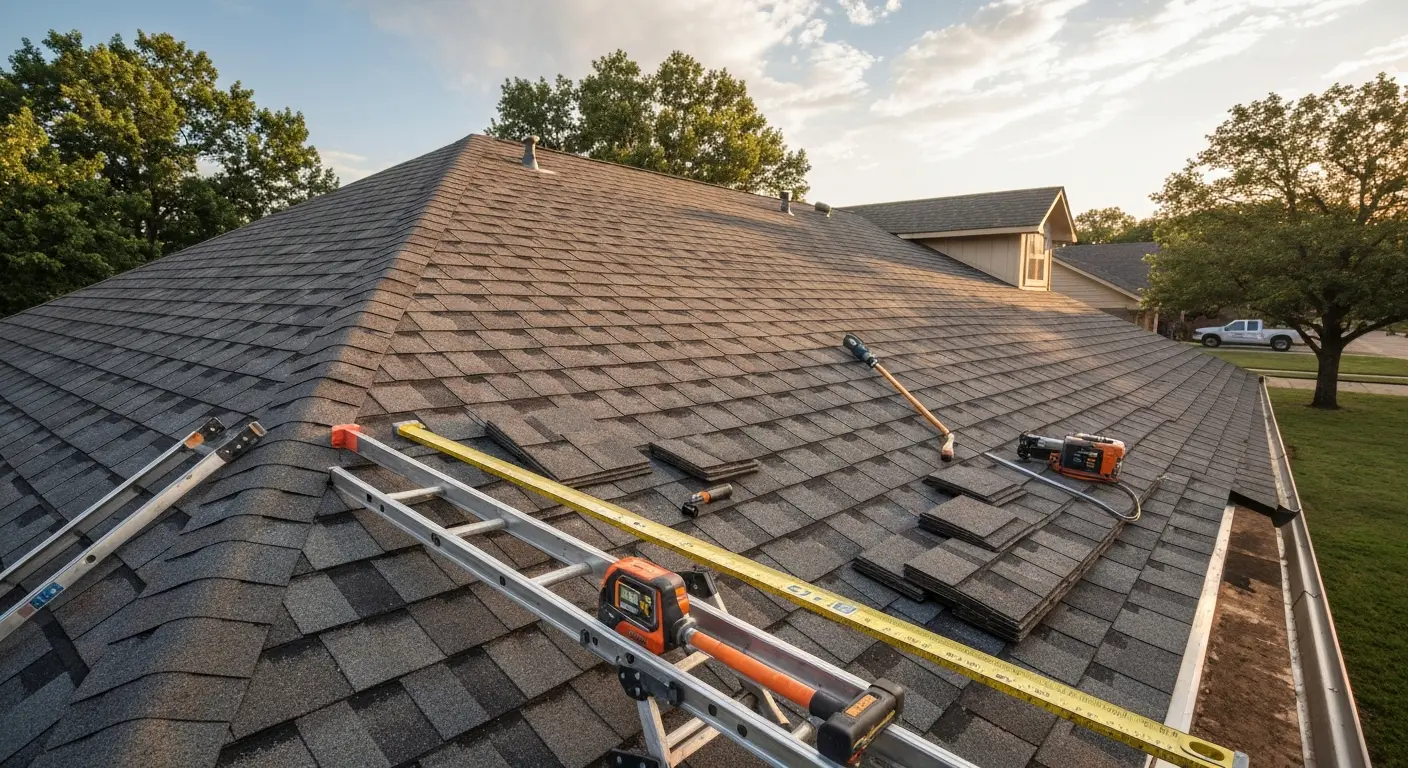 Storm damage roof restoration