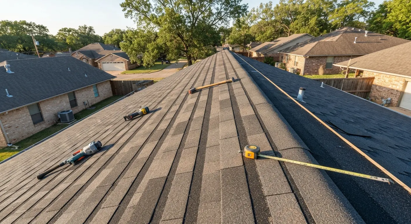 Roof replacement project Chickasha