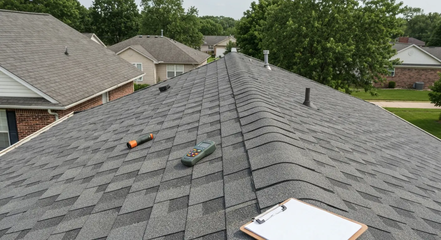 Residential roof inspection