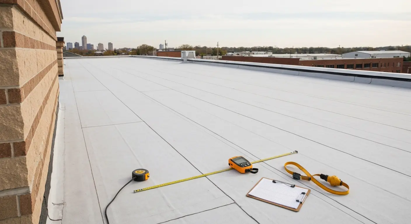 Commercial roofing project