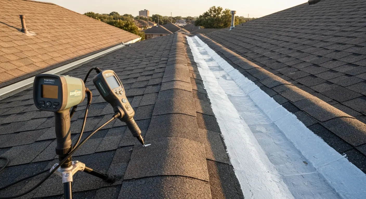 Roof leak repair and sealing