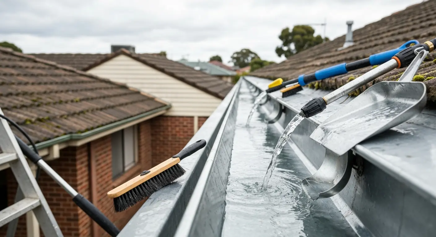 Gutter cleaning service