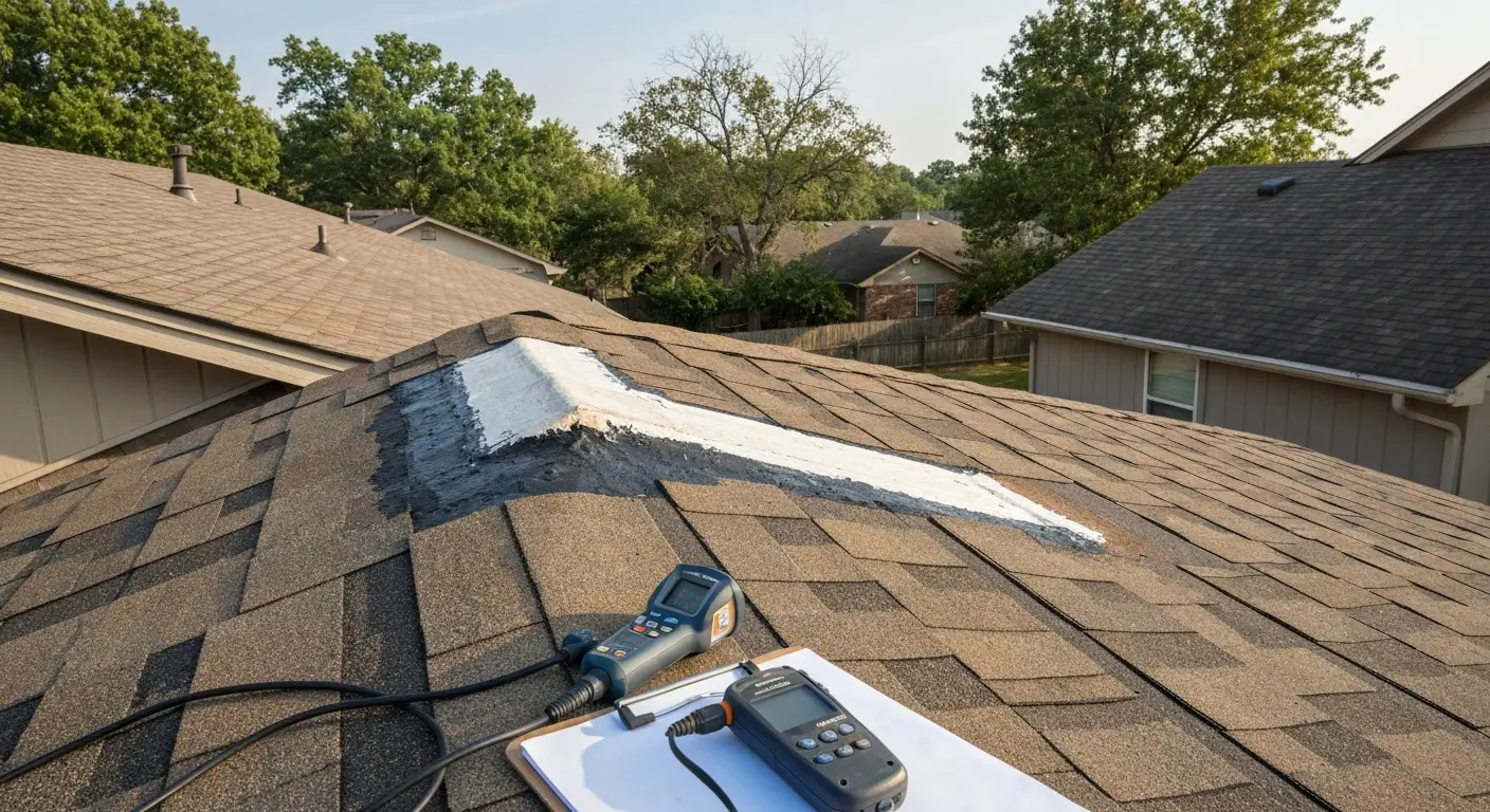 Roof leak detection and repair