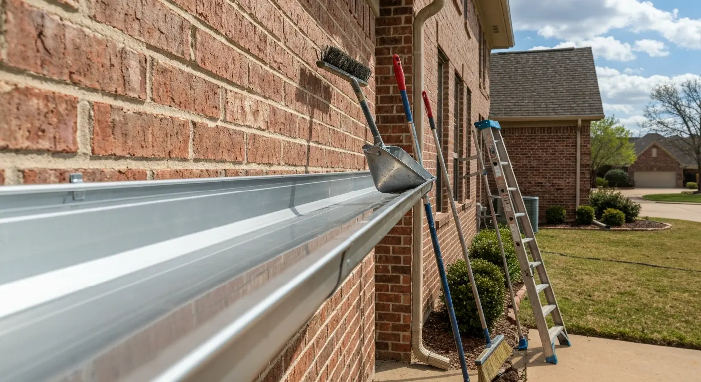 Gutter cleaning and repair service