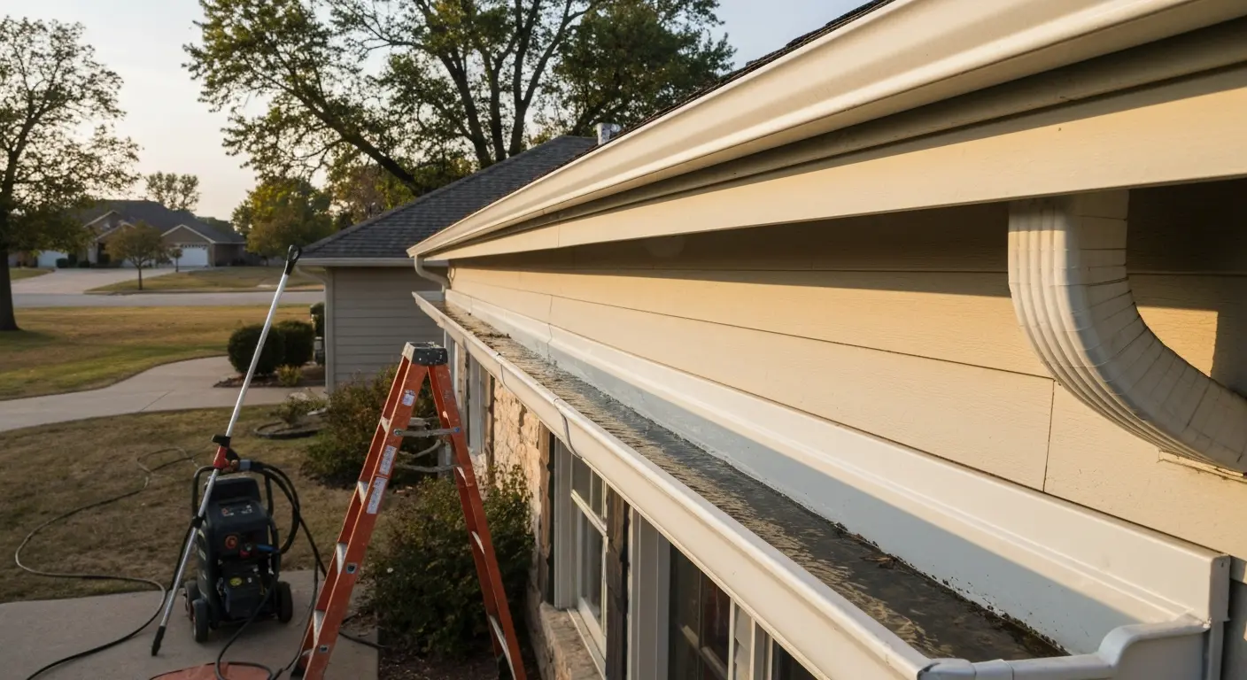 Gutter cleaning service