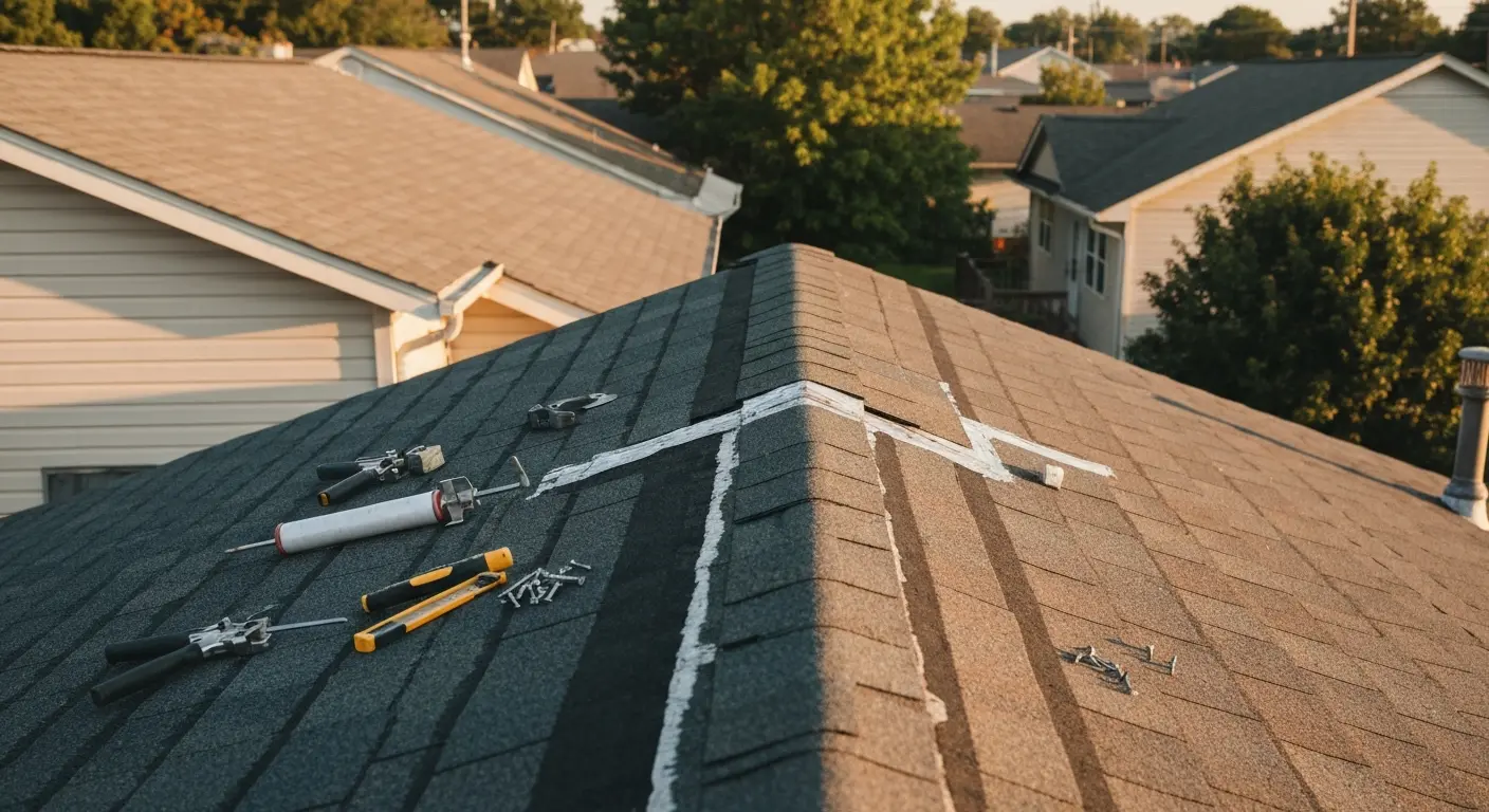 Roof leak repair service
