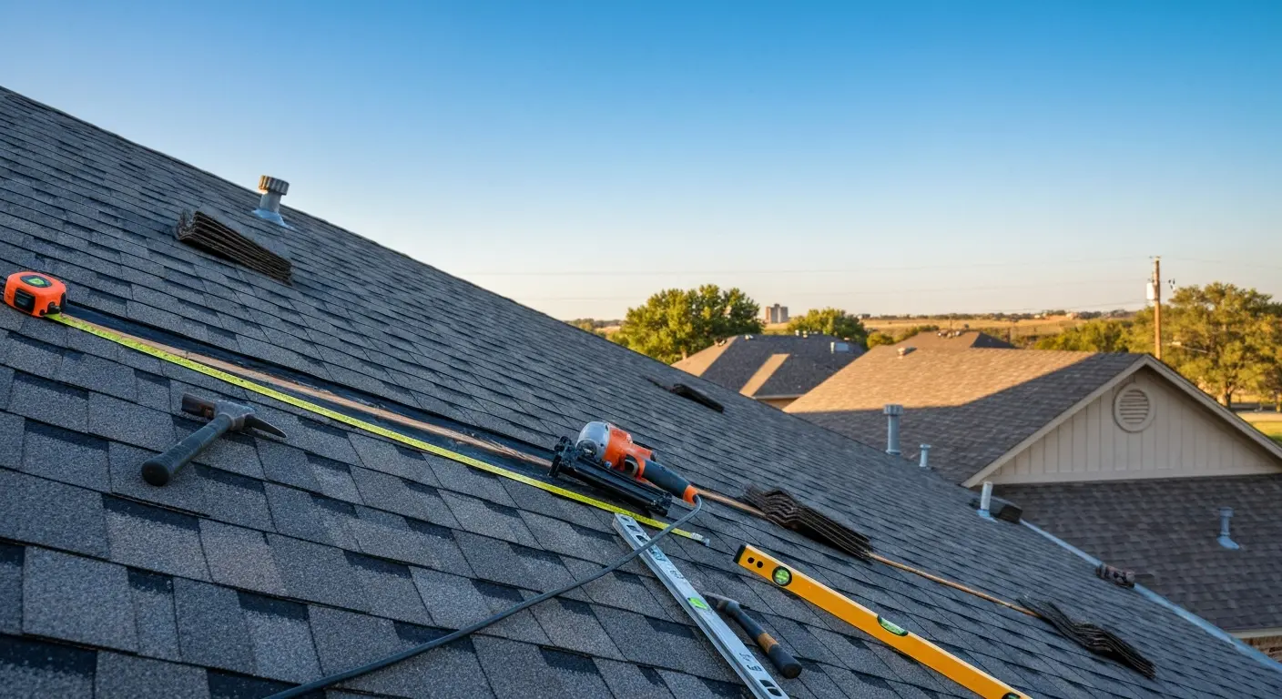 Storm damage roof repair