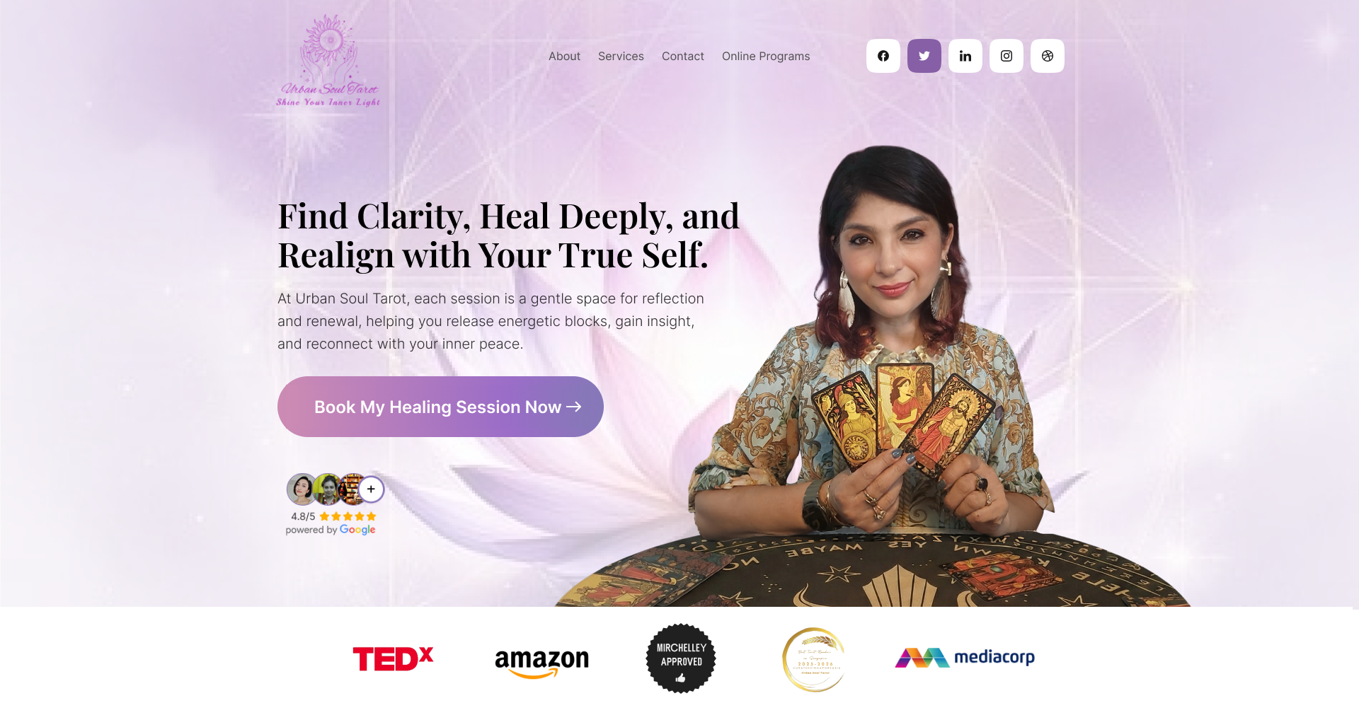 Spiritual Guidance & Healing, Websites