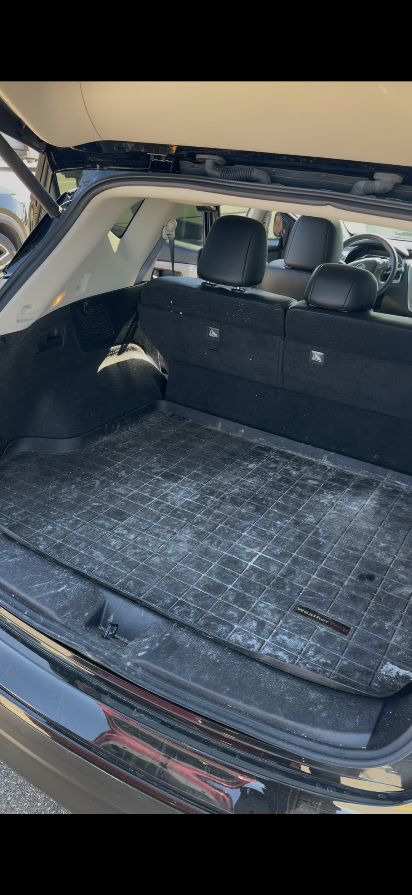 Vehicle seating before detailing