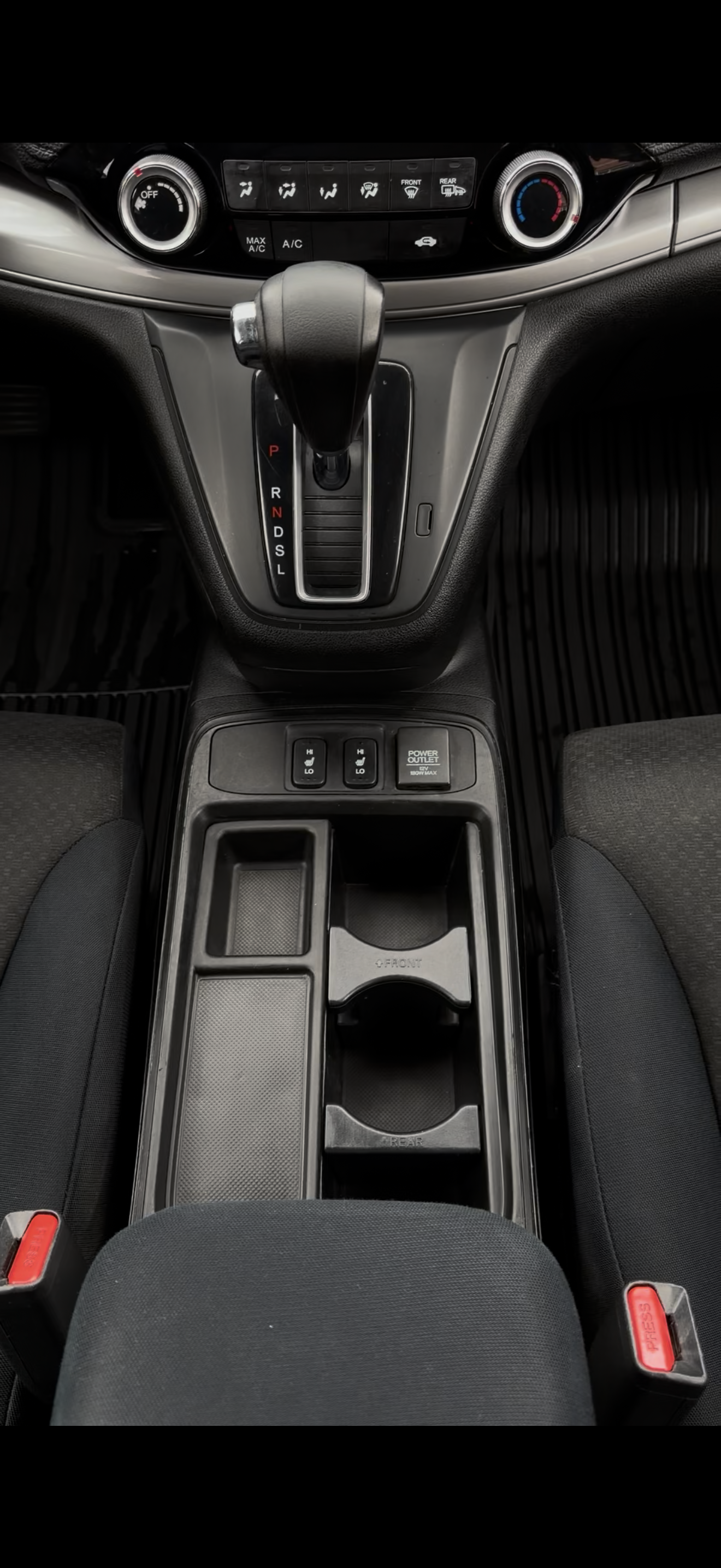 Vehicle floor after detailing