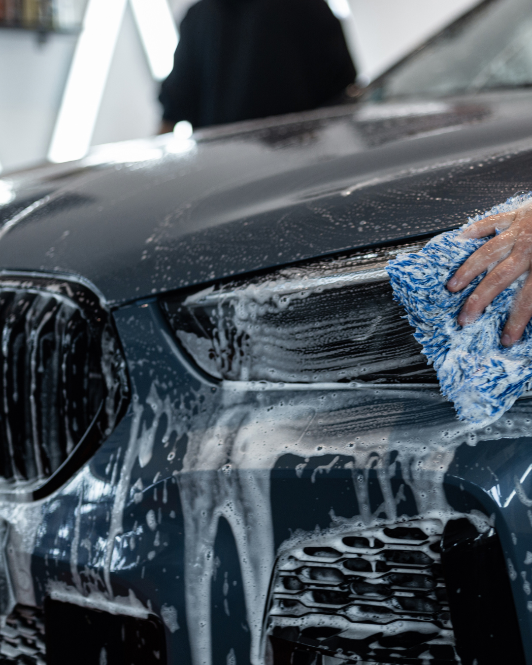 Professional exterior vehicle cleaning