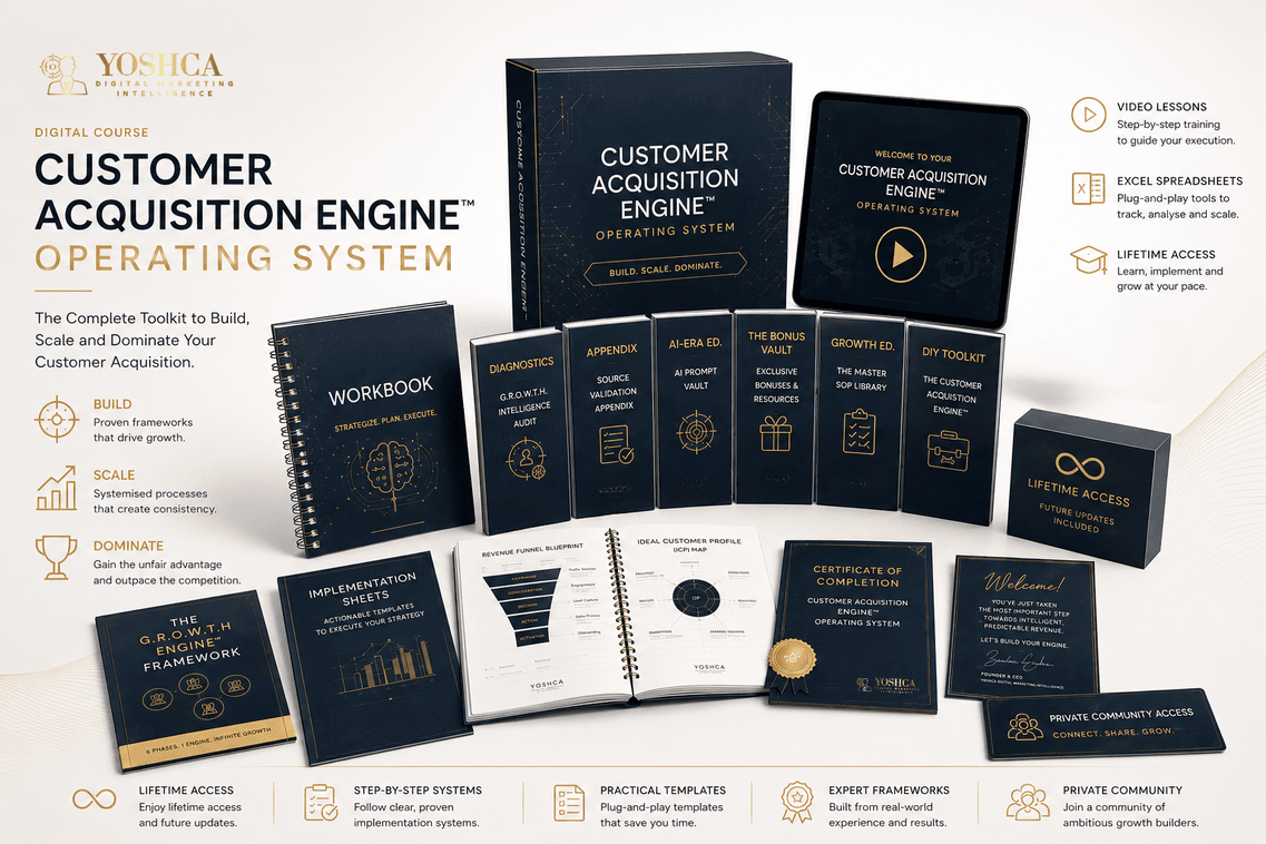 Customer Acquisition Engine Operating System complete toolkit