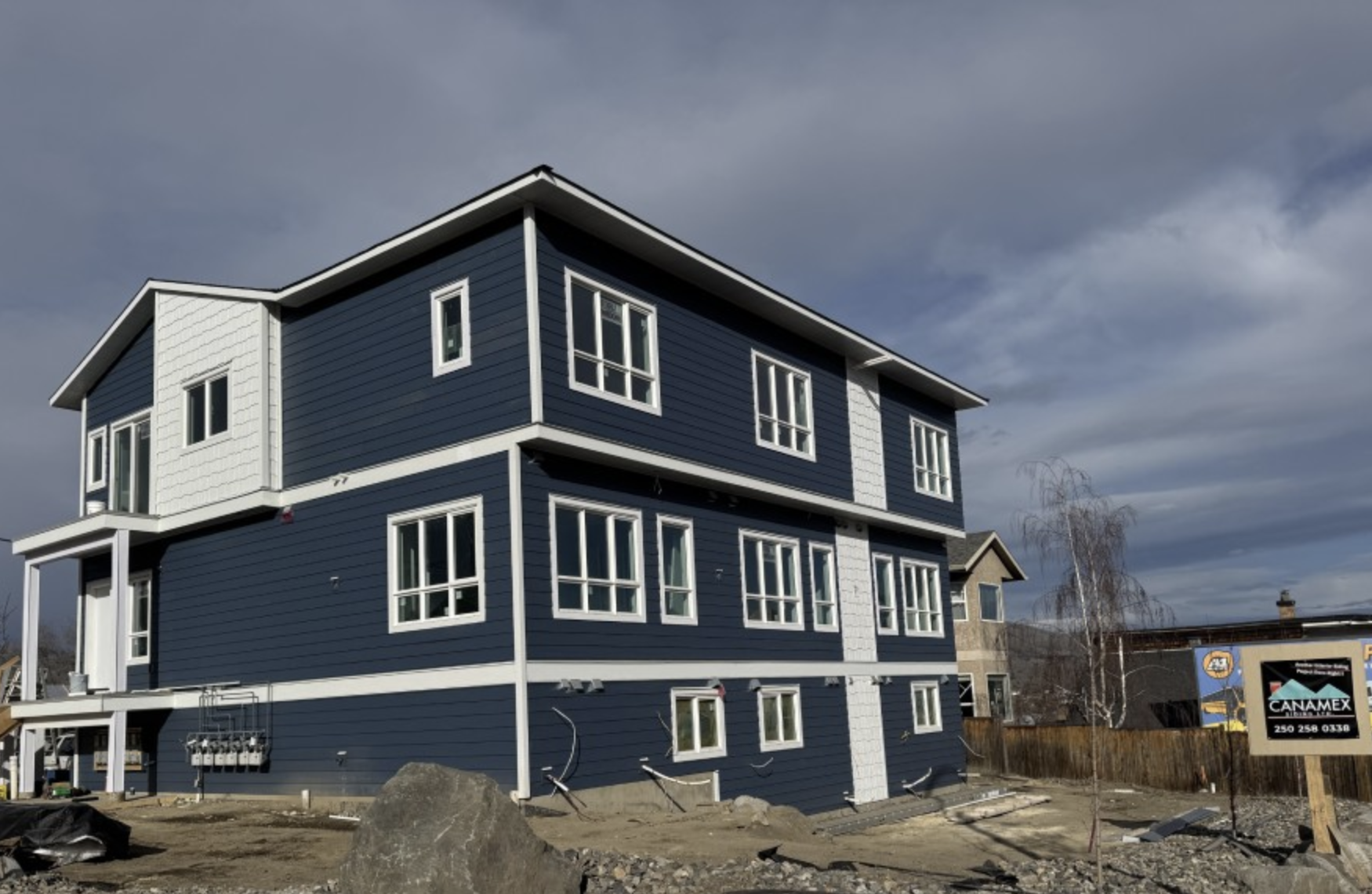 Vernon 6-Plex Exterior Transformation after siding installation