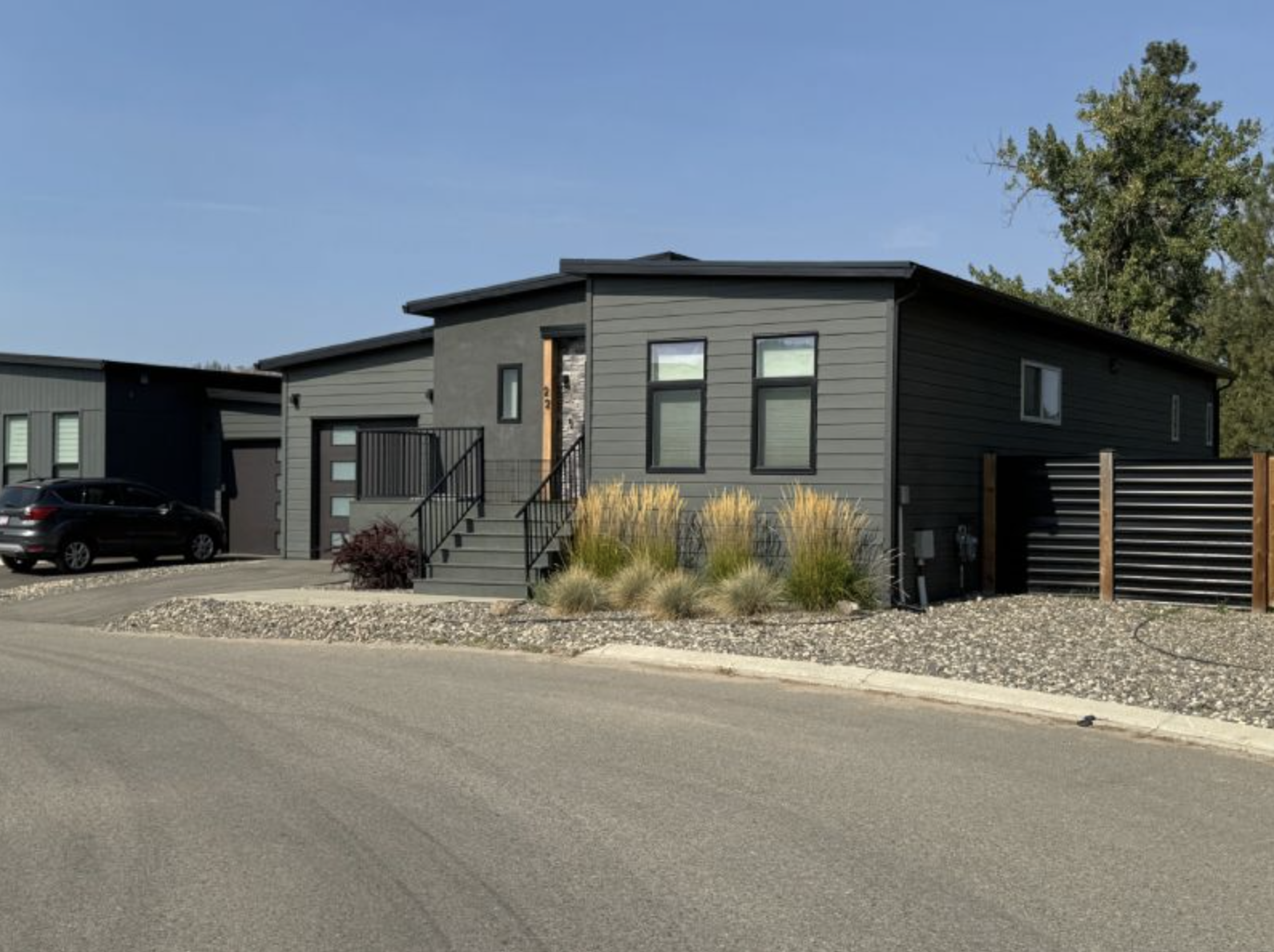 Deer Meadows Estates Gated Community after siding installation