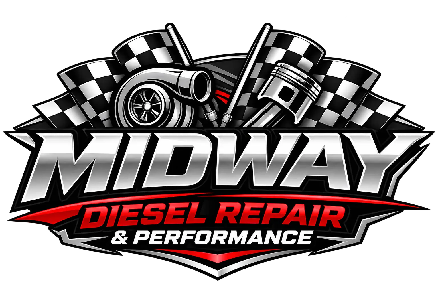 Midway Diesel Repair & Performance Logo