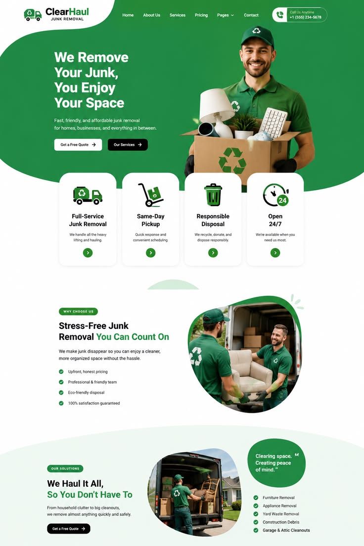 Example of a premium website design Abedal can deliver