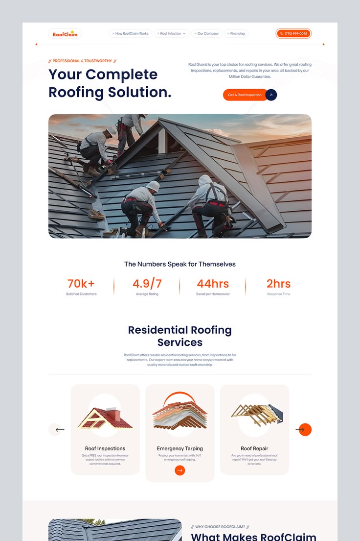 Example of a premium website design Abedal can deliver