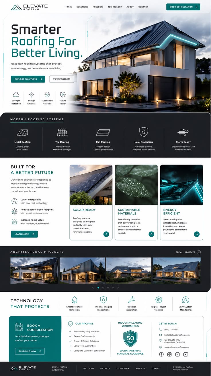 Example of a premium website design Abedal can deliver